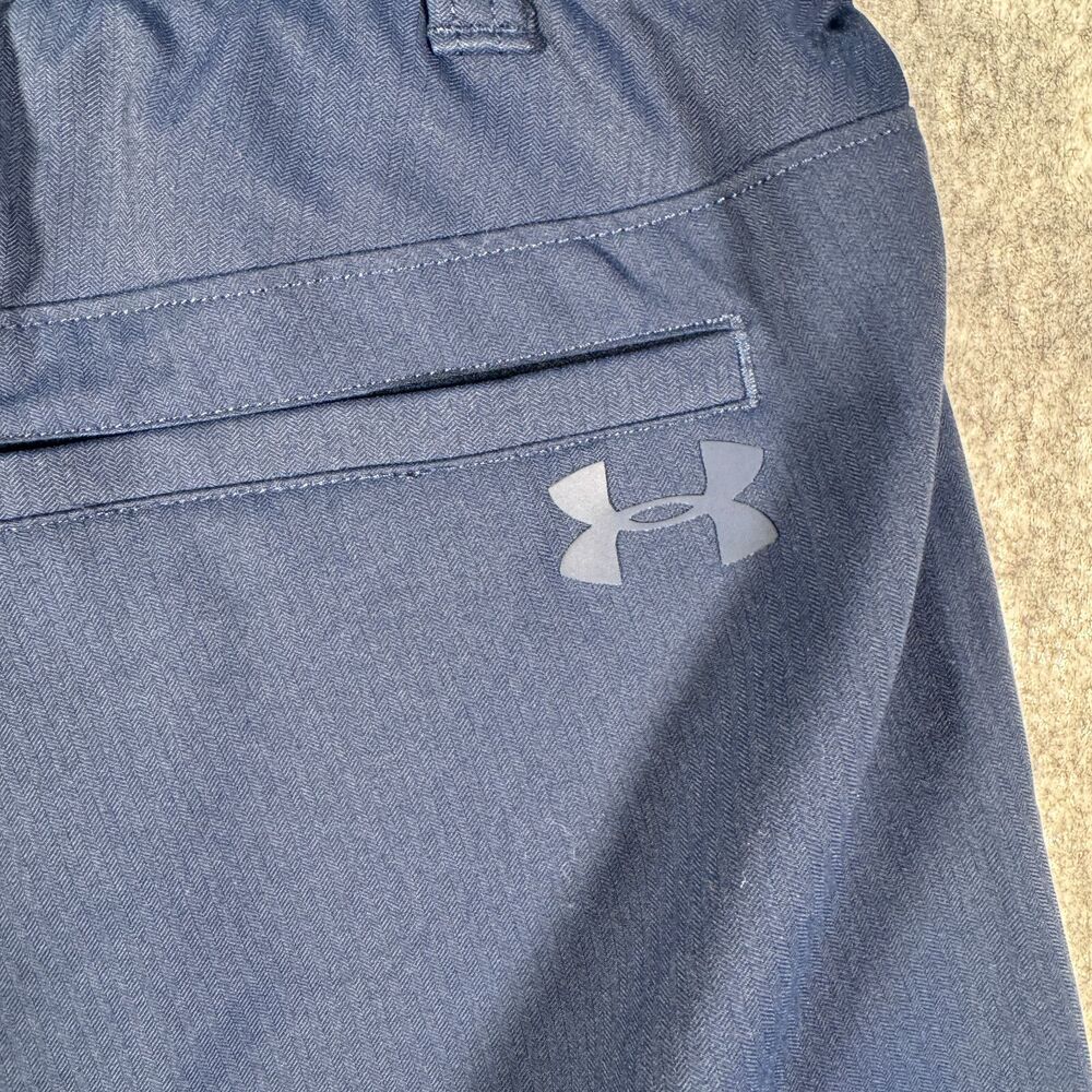 Under Armour Golf Pants Mens 34x32 Blue The Showdown Pant Stretch Golf Office - Picture 9 of 9